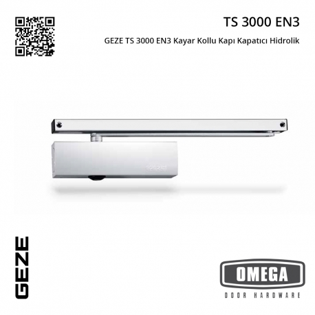 GEZE TS 3000 EN3 Kayar Kollu Kapı Kapatıcı Hidrolik